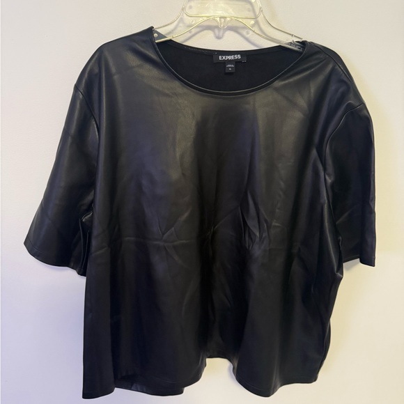 Express Tops - Express Elegant Black Blouse XL